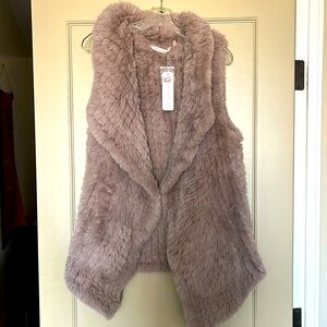 Soft Surroundings Faux fur vest
